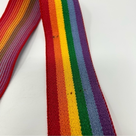 Unisex Mens or Women's Rainbow Fun Novelty Statement Suspenders Pride Month - Picture 9 of 10